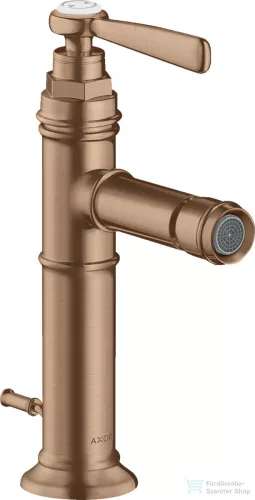 Hansgrohe Axor Montreux 100 bidé csaptelep automata leeresztővel,szálcsiszolt vörös arany hatású 16526310