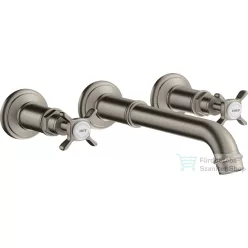   Hansgrohe AXOR Montreux falsík alatti mosdó csaptelep nem zárható leeresztővel,rozsdamentes acél hatású 16532800