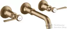 Hansgrohe AXOR Montreux falsík alatti mosdó csaptelep nem zárható leeresztővel,szálcsiszolt bronz 16534140