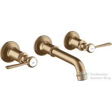   Hansgrohe AXOR Montreux falsík alatti mosdó csaptelep nem zárható leeresztővel,szálcsiszolt bronz 16534140