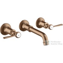   Hansgrohe AXOR Montreux falsík alatti mosdó csaptelep nem zárható leeresztővel,szálcsiszolt vörös arany hatású 16534310