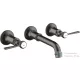 Hansgrohe AXOR Montreux falsík alatti mosdó csaptelep nem zárható leeresztővel,szálcsiszolt fekete króm 16534340