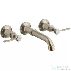   Hansgrohe AXOR Montreux falsík alatti mosdó csaptelep nem zárható leeresztővel,szálcsiszolt nikkel 16534820