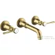 Hansgrohe AXOR Montreux falsík alatti mosdó csaptelep nem zárható leeresztővel,szálcsiszolt sárgaréz hatású 16534950