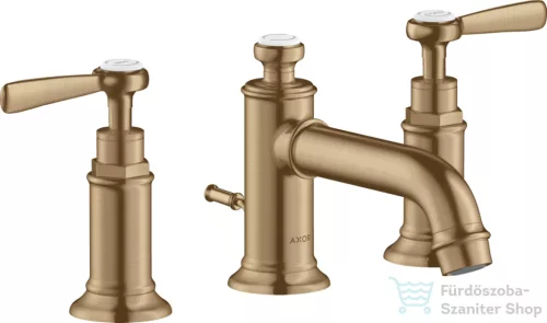 Hansgrohe AXOR MONTREUX falsík alatti mosdó csaptelep automata leeresztővel,szálcsiszolt bronz 16535140