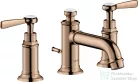Hansgrohe AXOR MONTREUX falsík alatti mosdó csaptelep automata leeresztővel,polírozott vörös arany hatású 16535300