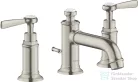 Hansgrohe AXOR MONTREUX falsík alatti mosdó csaptelep automata leeresztővel,rozsdamentes acél hatású 16535800