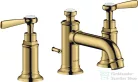 Hansgrohe AXOR MONTREUX falsík alatti mosdó csaptelep automata leeresztővel,polírozott arany hatású 16535990