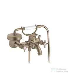   Hansgrohe AXOR MONTREUX kétkaros kádcsaptelep, szálcsiszolt nikkel 16540820