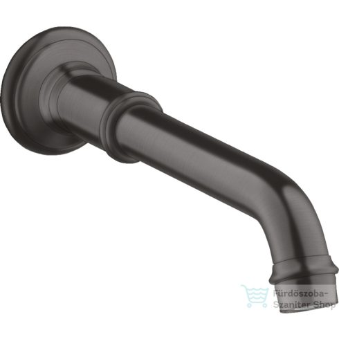 Hansgrohe Axor Montreux kád kifolyó, szálcsiszolt fekete/króm 16541340