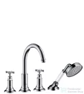Hansgrohe AXOR MONTREUX 4-lyukú, épített peremre szerelhető kádcsaptelep, króm 16544000