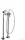 Hansgrohe AXOR MONTREUX kétkaros, szabadonálló kádcsaptelep, króm 16547000