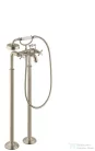 Hansgrohe AXOR MONTREUX kétkaros, szabadonálló kádcsaptelep, szálcsiszolt nikkel 16547820