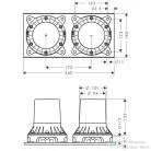 Hansgrohe Alaptest kétkaros, szabadonálló kádcsaptelephez DN15 16549180