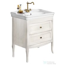   Sapho RETRO mosdótartó szekrény, 2 fiókkal, 73x80x46,5cm, antik fehér (1655)