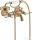 Hansgrohe AXOR MONTREUX kétkaros kádtöltő csaptelep zuhanyszettel,szálcsiszolt bronz 16551140