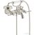 Hansgrohe AXOR MONTREUX kétkaros kádtöltő csaptelep zuhanyszettel,rozsdamentes acél hatású 16551800