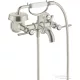 Hansgrohe AXOR MONTREUX kétkaros kádtöltő csaptelep zuhanyszettel,rozsdamentes acél hatású 16551800