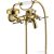 Hansgrohe AXOR MONTREUX kétkaros kádtöltő csaptelep zuhanyszettel,polírozott arany hatású 16551990