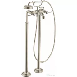   Hansgrohe AXOR MONTREUX szabadonálló kádcsaptelep, szálcsiszolt nikkel 16553820