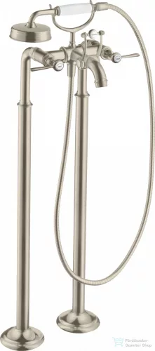Hansgrohe AXOR MONTREUX szabadonálló kádcsaptelep, szálcsiszolt nikkel 16553820