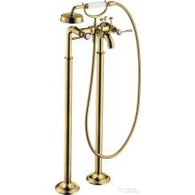   Hansgrohe AXOR MONTREUX szabadon álló kádtöltő csaptelep zuhanyszettel,polírozott arany hatású 16553990