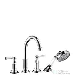   Hansgrohe AXOR MONTREUX 4-lyukú, burkolatra szerelhető kádcsaptelep, króm 16554000