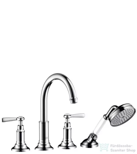 Hansgrohe AXOR MONTREUX 4-lyukú, burkolatra szerelhető kádcsaptelep, króm 16554000