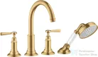 Hansgrohe AXOR MONTREUX 4 üléses burkolatra szerelhető kádtöltő csaptelep,szálcsiszolt arany hatású 16554250