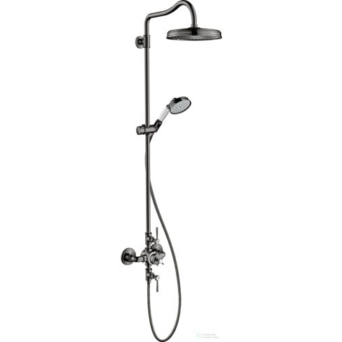 Hansgrohe Axor Montreux Showerpipe zuhanyrendszer,polírozott fekete króm 16572330
