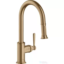   Hansgrohe Axor Montreux 2 funkciós mosogató csaptelep, szálcsiszolt bronz 16581140