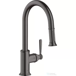   Hansgrohe Axor Montreux 2 funkciós mosogató csaptelep, szálcsiszolt fekete króm 16581340