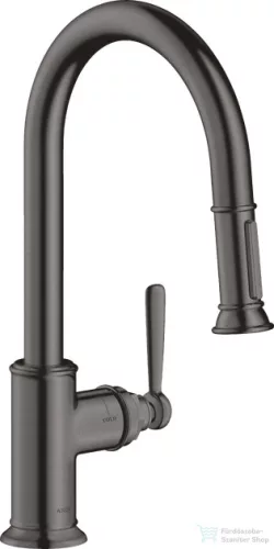Hansgrohe Axor Montreux 2 funkciós mosogató csaptelep, szálcsiszolt fekete króm 16581340