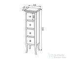 Sapho RETRO fiókos szekrény, 35x119x33 cm, bükk 1673