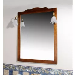   Sapho RETRO tükör világítás nélkül, 94x115 cm, bükk 1679