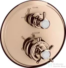 Hansgrohe Axor Montreux termosztátos falsík alatti kád/zuhany csaptelep,polírozott vörös arany hatású 16800300
