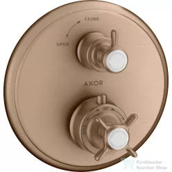   Hansgrohe Axor Montreux termosztátos falsík alatti kád/zuhany csaptelep,szálcsiszolt vörös arany hatású 16800310
