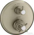 Hansgrohe Axor Montreux Termosztátos színkészlet falsík alatti szereléshez elzárószeleppel, szálcsiszolt nikkel 16800820