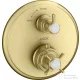 Hansgrohe Axor Montreux termosztátos falsík alatti kád/zuhany csaptelep,szálcsiszolt sárgaréz hatású 16800950