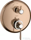 Hansgrohe Axor Montreux termosztátos falsík alatti kád/zuhany csaptelep,polírozott vörös arany hatású 16801300