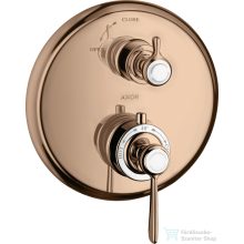   Hansgrohe Axor Montreux termosztátos falsík alatti kád/zuhany csaptelep,polírozott vörös arany hatású 16801300