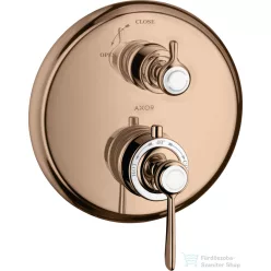   Hansgrohe Axor Montreux termosztátos falsík alatti kád/zuhany csaptelep,polírozott vörös arany hatású 16801300