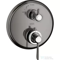   Hansgrohe Axor Montreux termosztátos falsík alatti kád/zuhany csaptelep,polírozott fekete króm 16801330