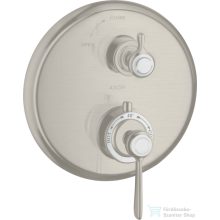   Hansgrohe Axor Montreux termosztátos falsík alatti kád/zuhany csaptelep,rozsdamentes acél hatású 16801800