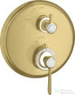 Hansgrohe Axor Montreux termosztátos falsík alatti kád/zuhany csaptelep,szálcsiszolt sárgaréz hatású 16801950