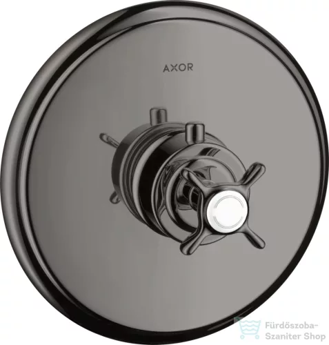Hansgrohe Axor Montreux falsík alatti termosztátos színkészlet,polírozott fekete króm 16810330