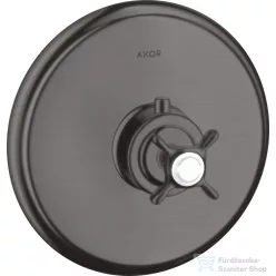   Hansgrohe Axor Montreux falsík alatti termosztátos színkészlet,szálcsiszolt fekete króm 16810340