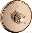 Hansgrohe Axor Montreux Highflow falsík alatti termosztátos színkészlet,polírozott vörös arany hatású 16815300