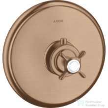   Hansgrohe Axor Montreux Highflow falsík alatti termosztátos színkészlet,szálcsiszolt vörös arany hatású 16815310