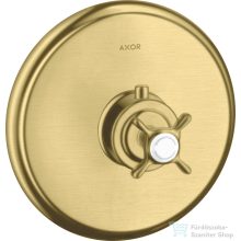   Hansgrohe Axor Montreux Highflow falsík alatti termosztátos színkészlet,szálcsiszolt sárgaréz hatású 16815950